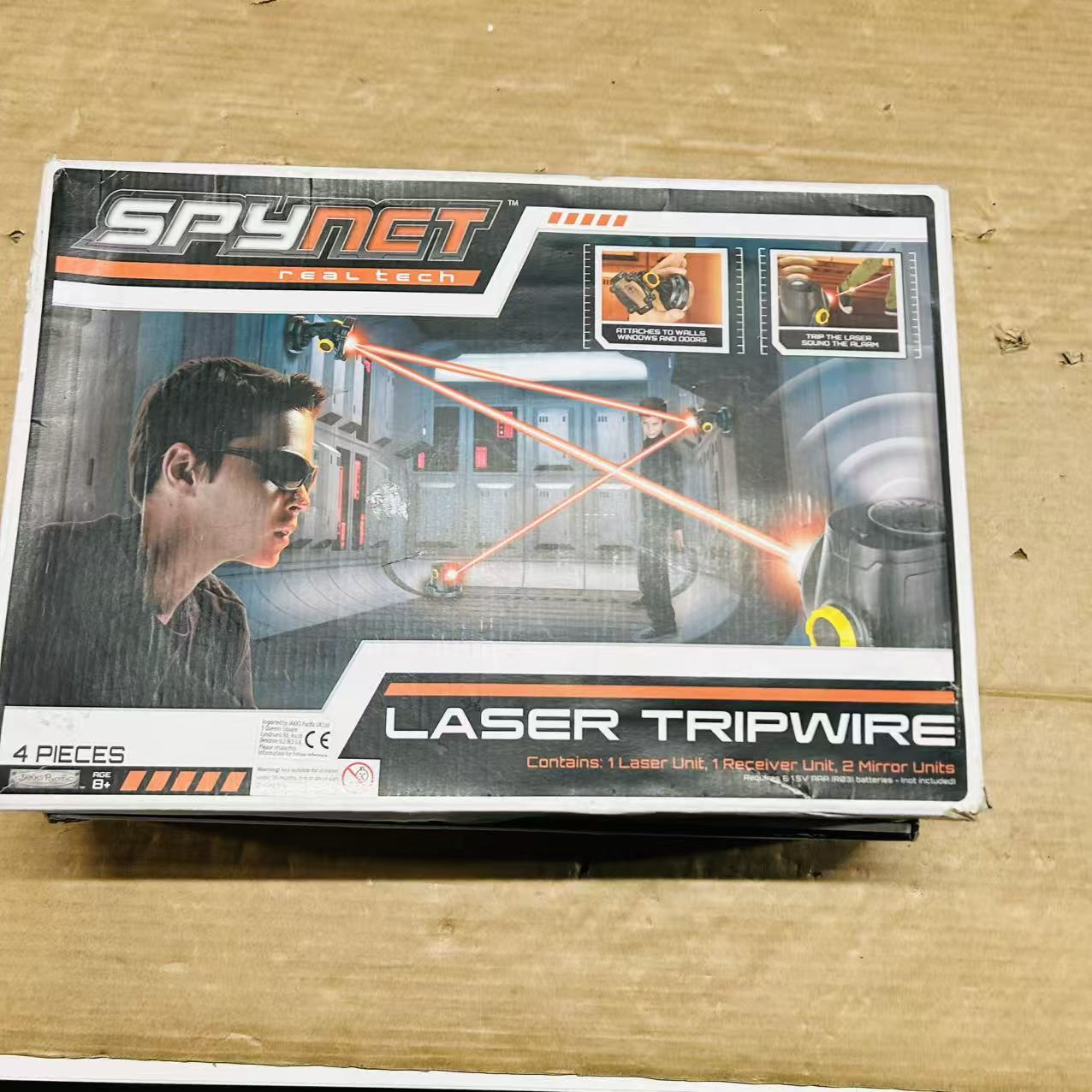 SpyNet Laser Tripwire – Real Tech Spy Gear (4-Piece Set)