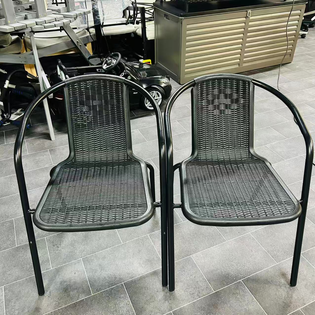 Outdoor Garden Chairs – Set of 2