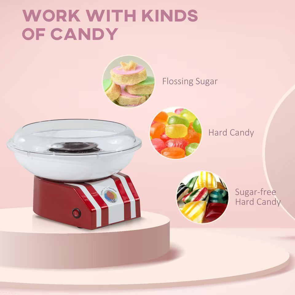Mini Sweet Maker Machine Cotton Candy Maker Machine Gadgetry Electric Making Candy Floss Red ...